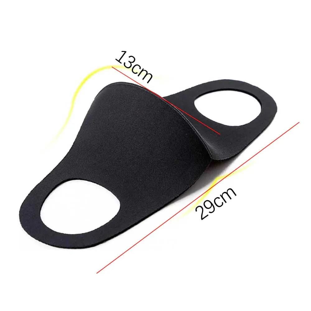 Pack of 3 Washable Anti Pollution Dust Face Mask – 3 Layer Cotton Reusable Korean Style Mouth Mask for Adults pharmacy,… — thumbnail 3 of 3