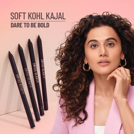 Swiss Beauty Swiss Beauty Soft Kohl Kajal | Long-Lasting Waterproof Eye Kajal daily essentials & lifestyle — thumbnail 8 of 8