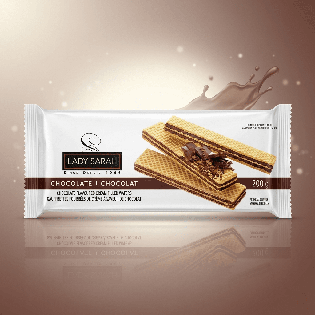 Lady Sarah Lady Sarah Cream Filled Wafer 200g – Crispy Wafer with Delicious Cream Filling daily essentials & lifestyle — thumbnail 3 of 3