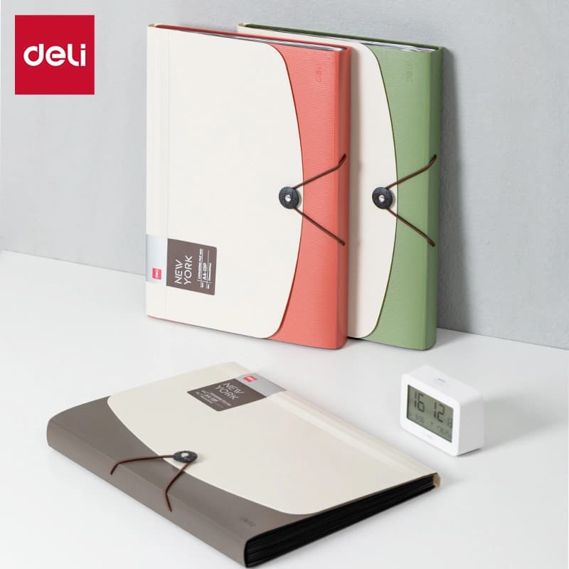 Deli Deli E5558 Office Expanding File | A4 Accordion Document Organizer stationary, toys & sports — thumbnail 5 of 5
