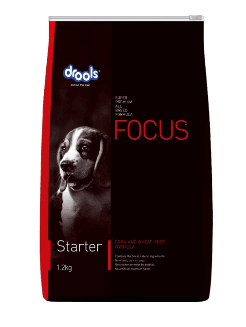 Drools Focus Starter Dog Food 1.2kg