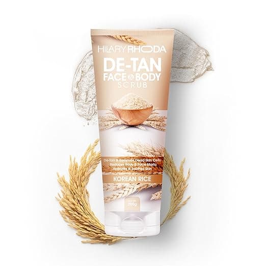 Hilary Rhoda De-Tan Face & Body Scrub | Tan Removal & Skin Brightening Scrub