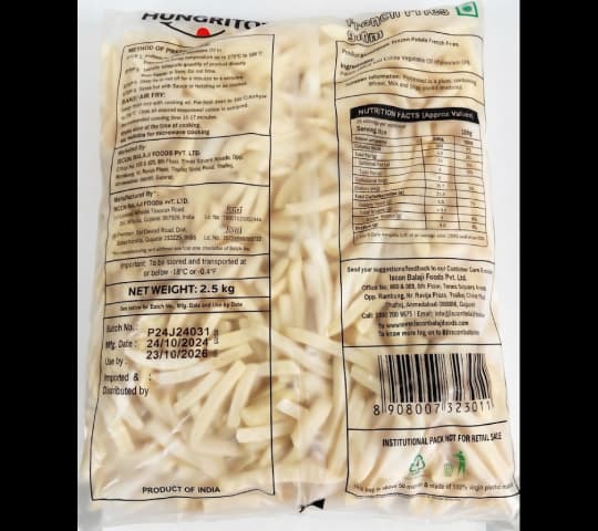 French Fries 2.5kg | Crispy Frozen French Fries daily essentials & lifestyle — thumbnail 2 of 2