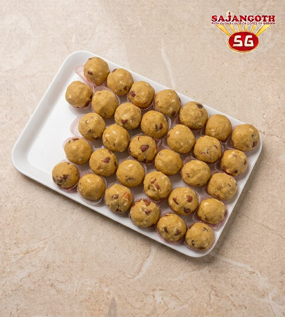 Sajan Goth Sugar Besan Laddu 1kg