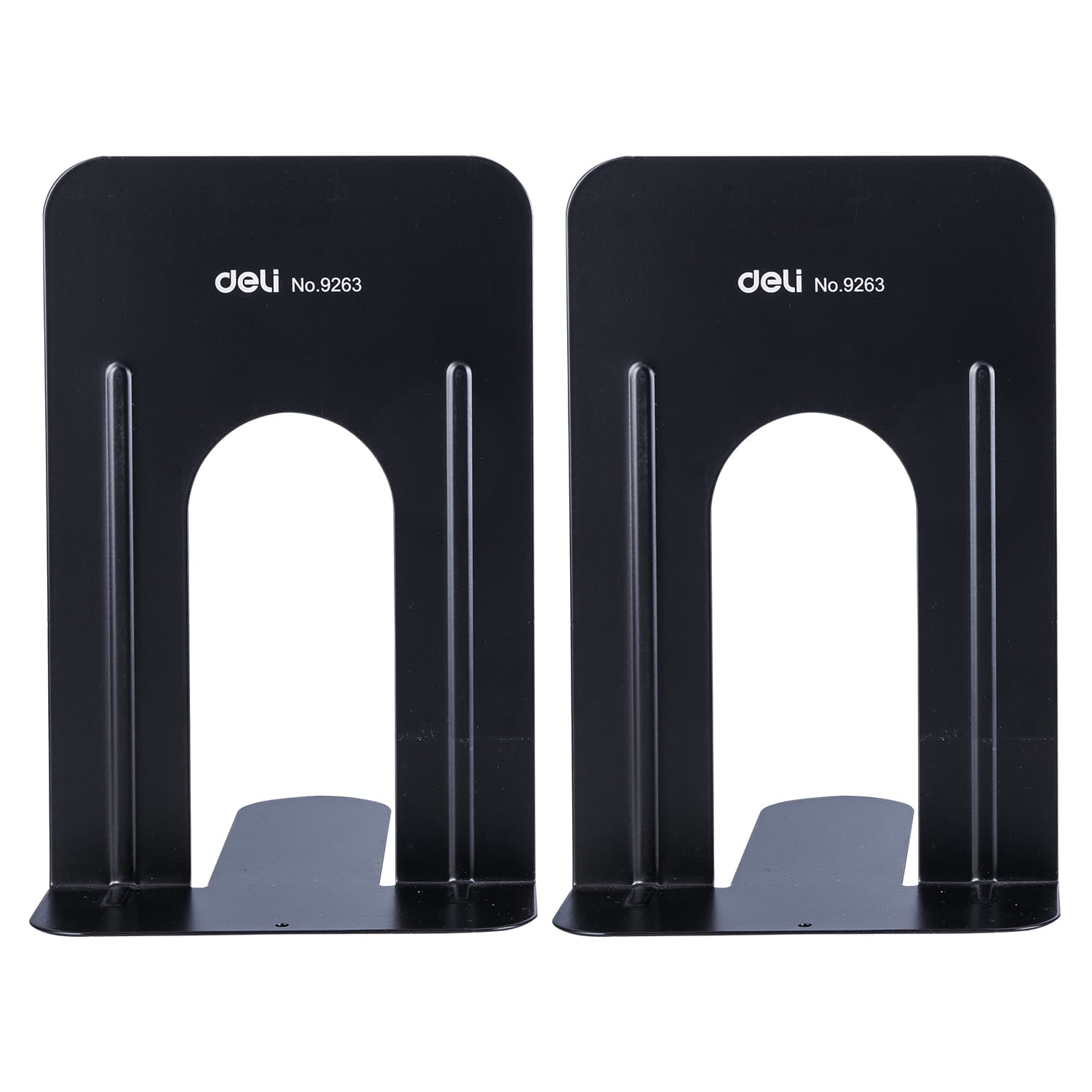 Deli Deli E9263 Metal Book End 9 Inch Heavy Duty Book Holder (Pair) stationary, toys & sports — thumbnail 4 of 4