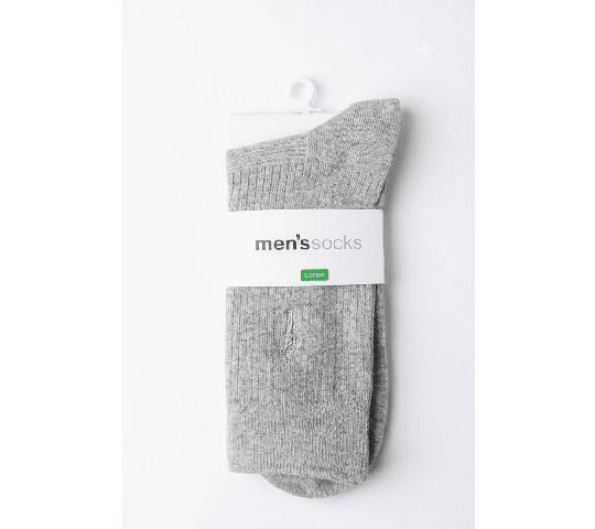 Bossini Cotton Socks – Light Gray