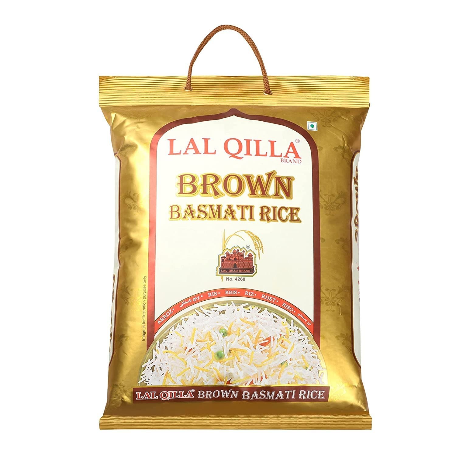 Lal Qilla Lal Qilla Brown Basmati Rice 1kg | Premium Whole Grain Aromatic Rice daily essentials & lifestyle — thumbnail 2 of 4