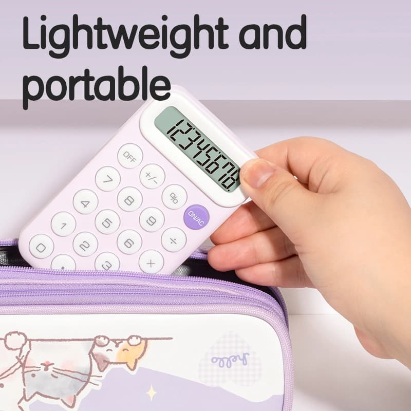 Deli Deli EM110 Basic Pocket Calculator – 10 Digit Portable Desktop Calculator for Home, Office & School stationary, toys &… — thumbnail 4 of 5