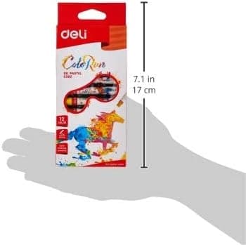 Deli EC20200 Oil Pastel – Smooth Color Sticks for Drawing & Art Projects stationary, toys & sports — thumbnail 3 of 4
