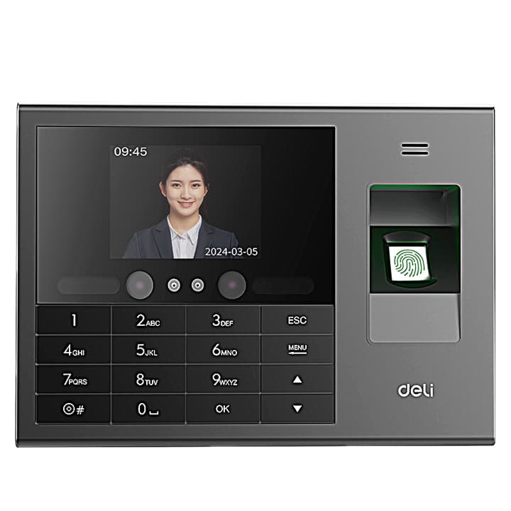 Deli ES172 Fingerprint & Face & Palm vein attendance Machine
