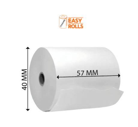 Thermal paper roll 57mm, POS roll, thermal printer paper, mini printer roll. Compatible with pas machines and mini printer.… — thumbnail 2 of 2