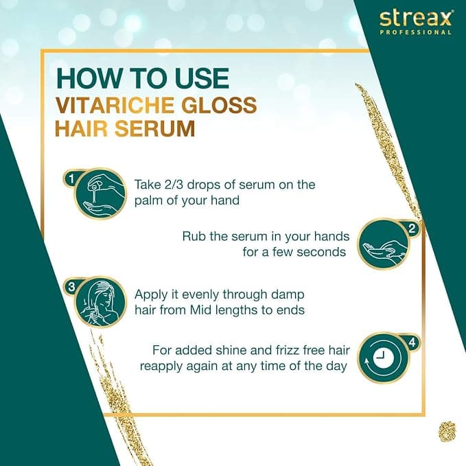 No Brand Streax Hair Serum Small 45ml – Smooth, Shiny & Frizz-Free Hair daily essentials & lifestyle — thumbnail 4 of 7