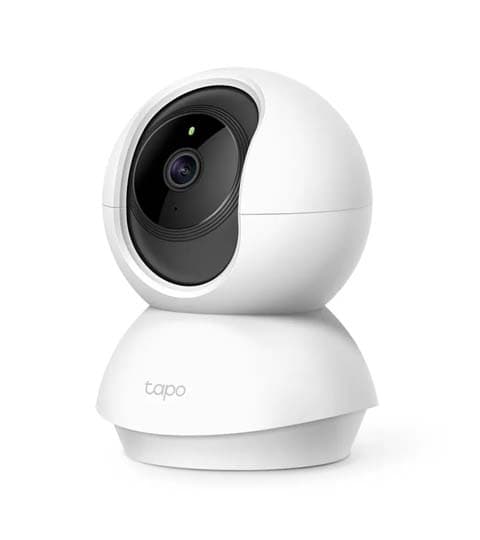 TP-Link Tapo C210 Pan Tilt Home Security WiFi Camera 3MP 2K Indoor Surveillance Camera White