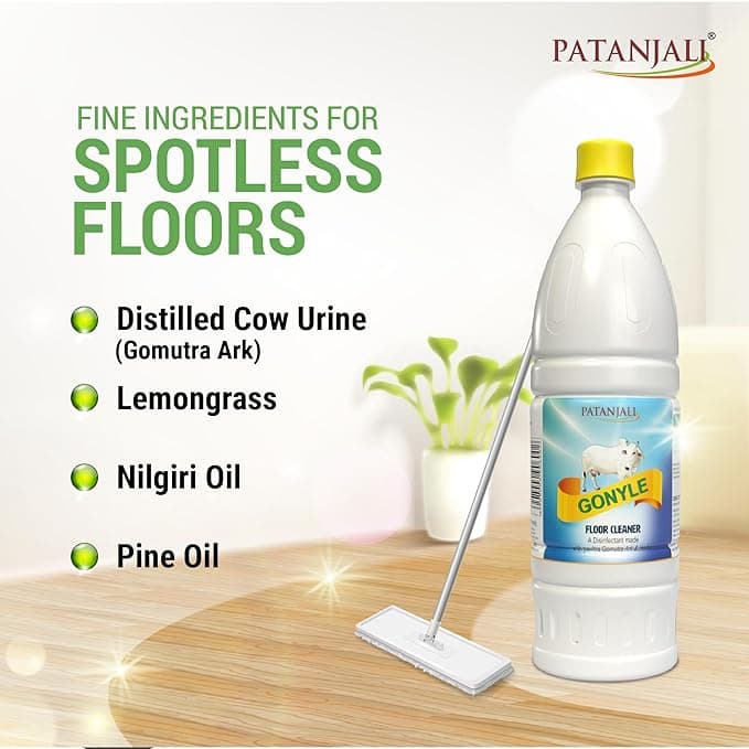 Patanjali Patanjali Gonyle Floor Cleaner 1L for Hygienic & Fresh Floors daily essentials & lifestyle — thumbnail 2 of 6