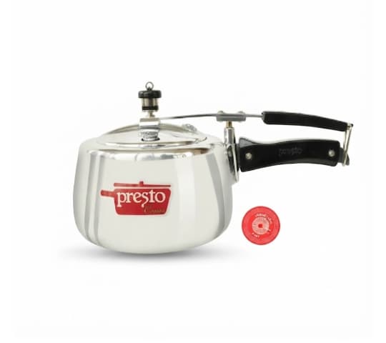 Presto Contura Inner Lid Pressure Cooker 5 Litre Compatible | Aluminium Pressure Cooker for Gas