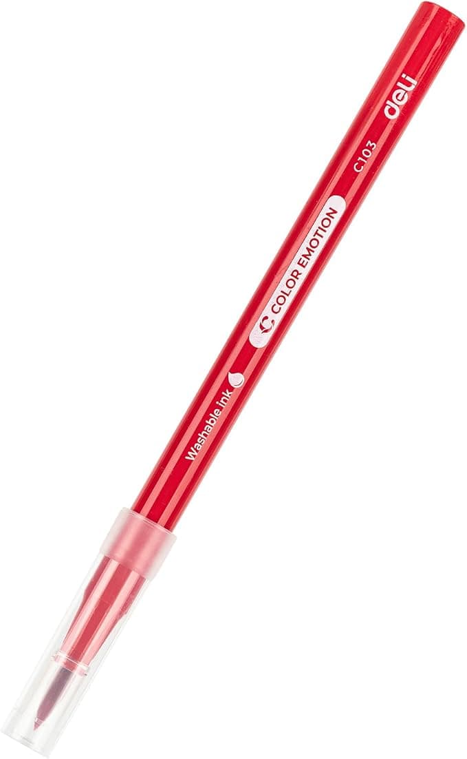 Deli Deli Soft Drawing Emotion Colour Felt Pen 12-Pieces Multicolor | Smooth Coloring Pens for Kids & Students stationary,… — thumbnail 7 of 7