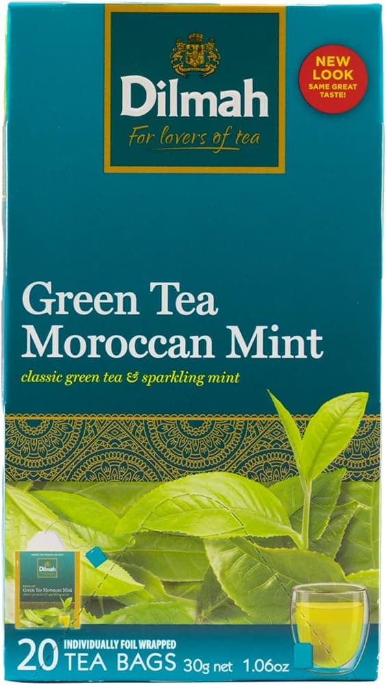 Dilmah Dilmah Green Tea with Moroccan Mint – 20 Tea Bags | Premium Herbal Green Tea daily essentials & lifestyle — thumbnail 5 of 7