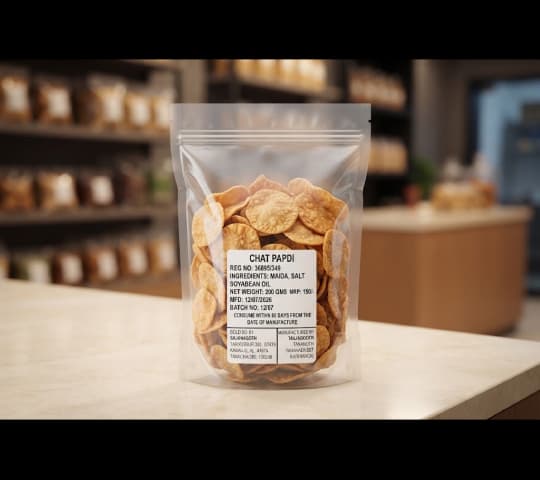 Sajan Goth Chat Papdi 200gm – Crispy & Crunchy Papdi for Chaat daily essentials & lifestyle — thumbnail 2 of 2
