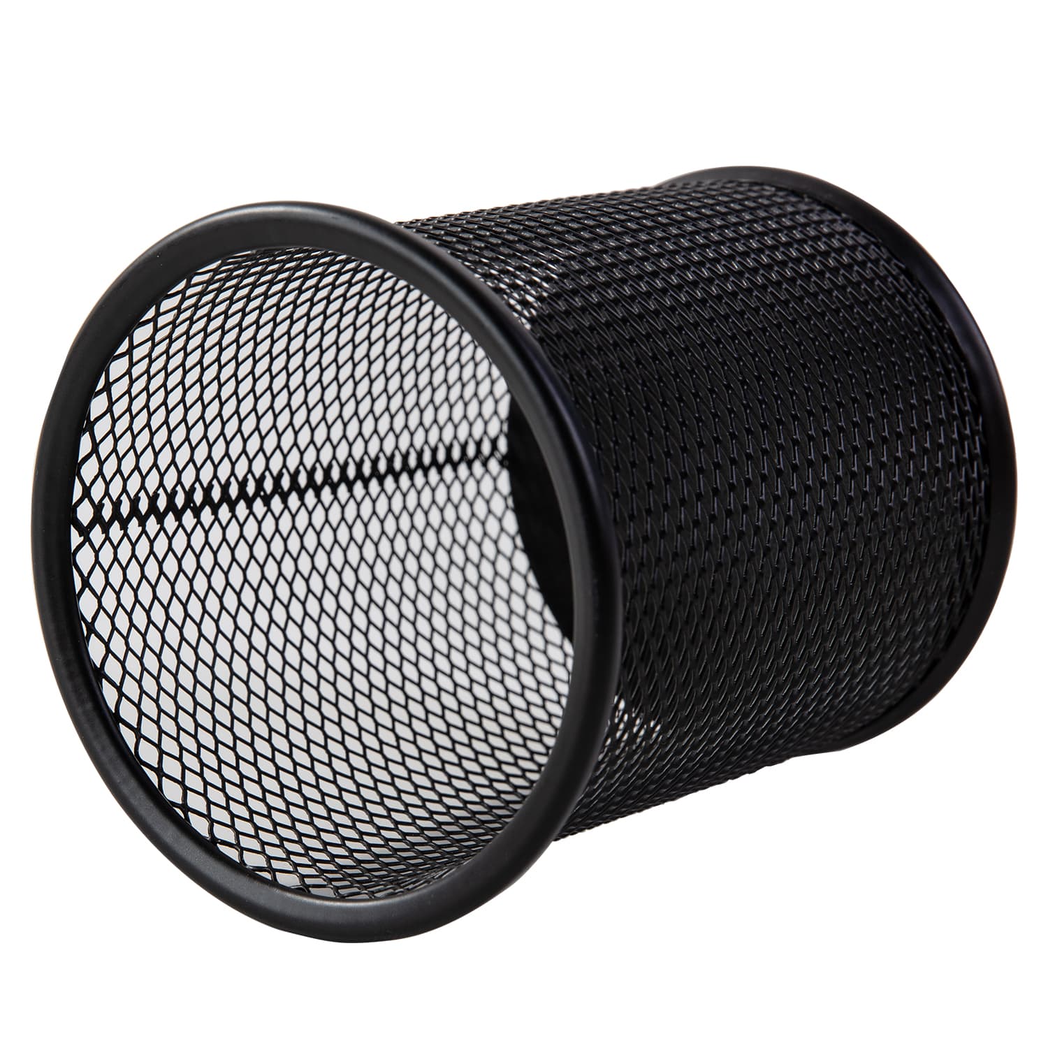 Deli Deli E9172 Mesh Metal Pen Holder | Round Desk Organizer for Office & Study stationary, toys & sports — thumbnail 3 of 3