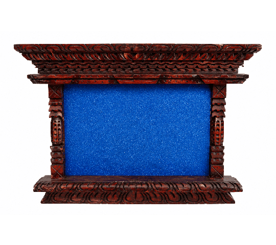 Wooden Frame A4 Size | Handcrafted Traditional Nepali Wooden Photo Frame