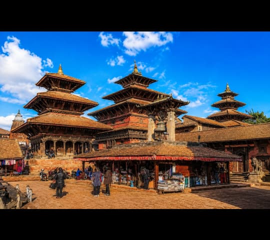 Nyatapola Temple and Taumadhi Square, Bhaktapur Nepal