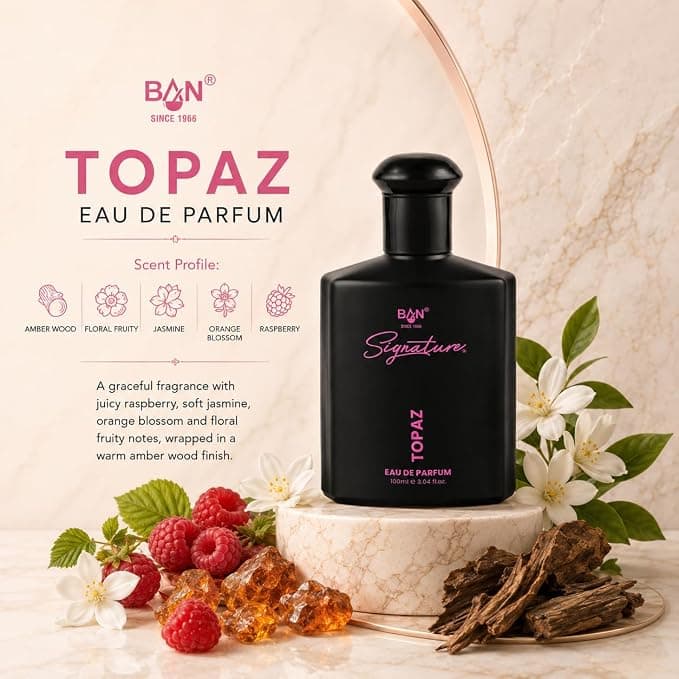 Signature SIGNATURE TOPAZ Eau De Parfum 100ml | Luxury Floral Fruity Perfume for Women daily essentials & lifestyle — thumbnail 2 of 6