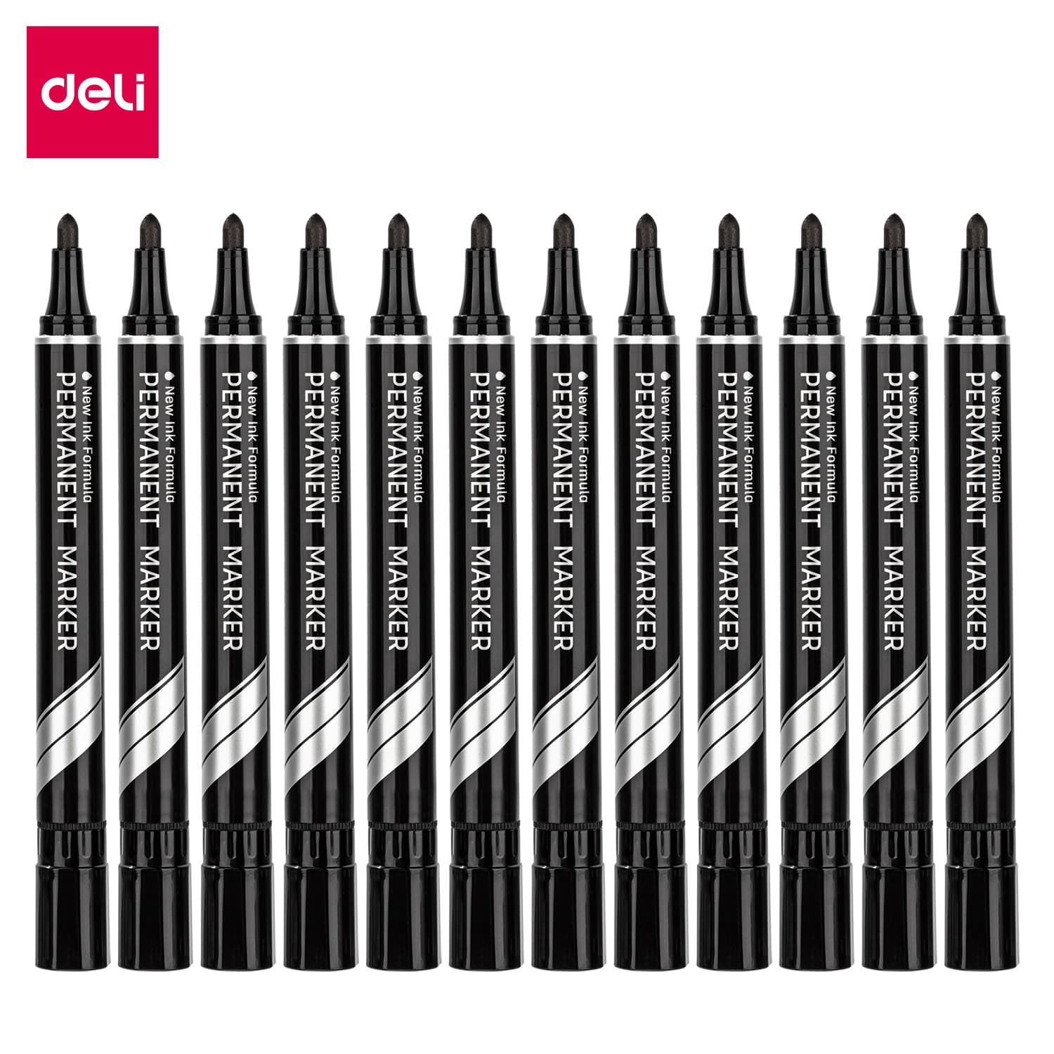 Deli Deli-EU10020 Permanent Marker – Quick-Drying Waterproof Permanent Ink(Per Pcs) stationary, toys & sports — thumbnail 2 of 5
