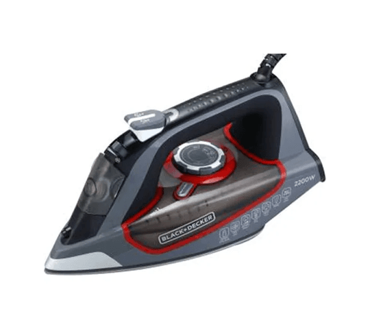Black+Decker - 2200W Steam Iron With Ceramic Soleplate - X2050-B5