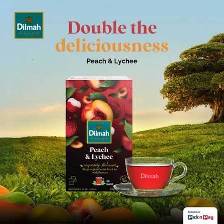 Dilmah Dilmah Premium Green Tea with Peach | 20 Tea Bags | Refreshing Flavored Green Tea daily essentials & lifestyle — thumbnail 2 of 6