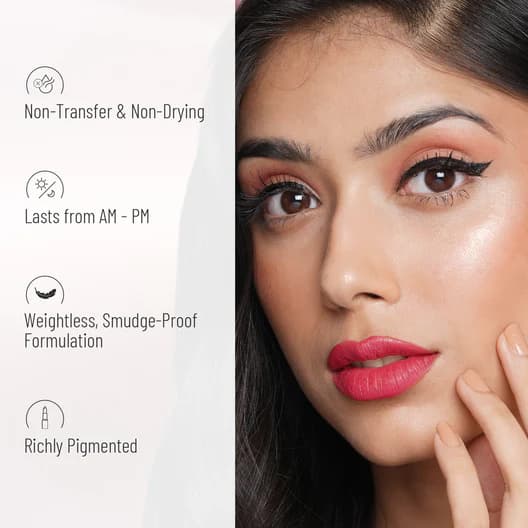 Swiss Beauty Swiss Beauty Non-Transfer Matte Lipstick | Long Lasting Waterproof Lip Color daily essentials & lifestyle — thumbnail 8 of 9