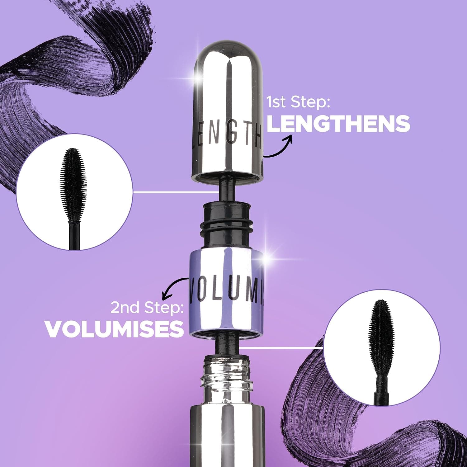 HILARY RHODA Hilary Rhoda Twin Twister Mascara | 2-in-1 Volume & Length Mascara daily essentials & lifestyle — thumbnail 4 of 7