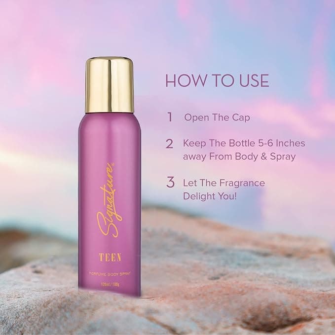 Signature Signature Teen Deo for Women – 120ml | Premium Luxury Deodorant Body Spray daily essentials & lifestyle — thumbnail 4 of 6