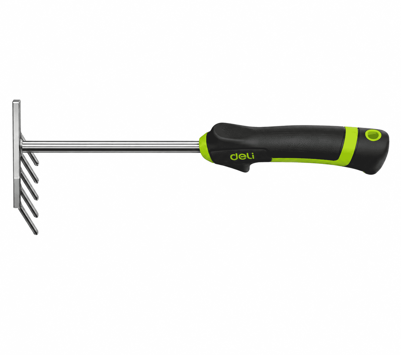 Deli Tools Soil Cultivator EDL-YL3004 Garden Hand Cultivator 33cm Green Heavy-Duty Gardening Tool