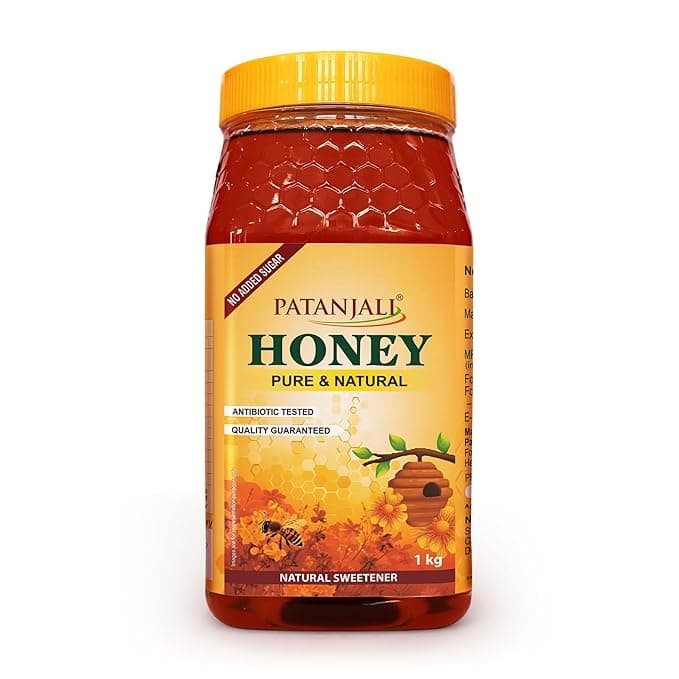 Patanjali Honey 1kg Jar | Pure Natural Honey for Daily Health
