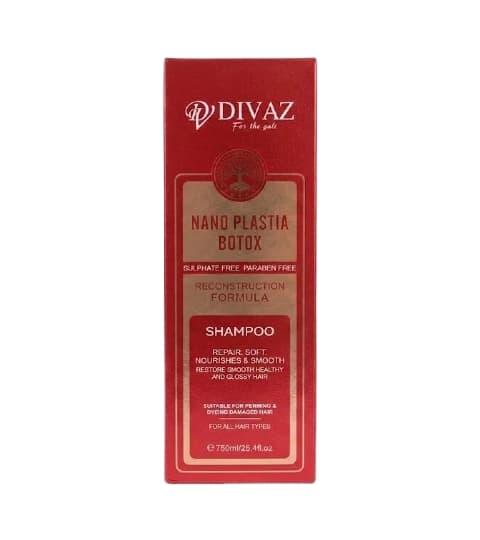 Divaz Divaz Nano Plastia Botox Shampoo 750ml daily essentials & lifestyle — thumbnail 2 of 2
