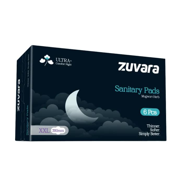 Zuvara Zuvara Sanitary Pads XXL 350mm Ultra+ Pack of 18 for Heavy Flow Protection daily essentials & lifestyle — thumbnail 4 of 5