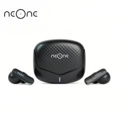neOne PureBeats Move True Wireless Earbuds with ANC & ENC Quad Mic, Bluetooth 5.4, Low Latency, IPX5 Waterproof, Titanium Design, Multi-Device Pairing, 6 Hours Playtime