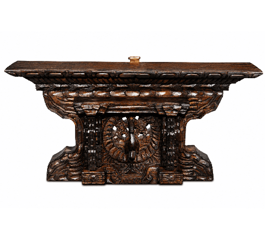 Handcrafted Wooden AAKHI JHYAL | Traditional Newari Wall Decor