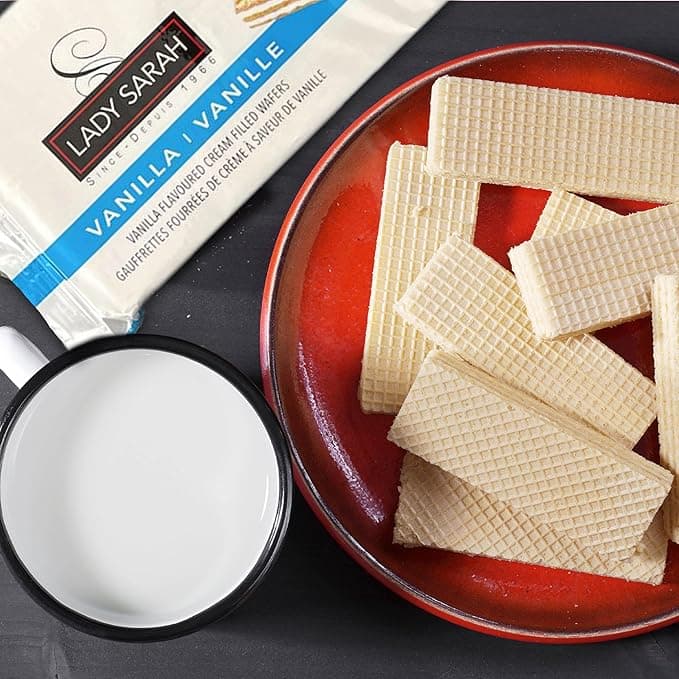 Lady Sarah Lady Sarah Cream Filled Vanilla Wafer 200g | Crispy Vanilla Wafer Biscuits daily essentials & lifestyle — thumbnail 4 of 7