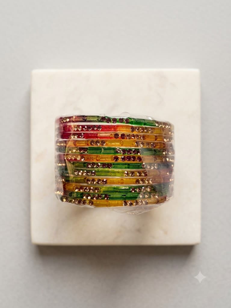 Shrawan Chura Set | Traditional Colorful Bangles for Women