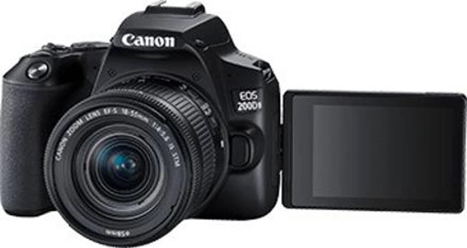 Canon Canon EOS 200D II 24.1MP DSLR Camera with EF-S 18-55mm f/4 IS STM Lens (Black) – 4K Video, WiFi & Bluetooth electronics — thumbnail 3 of 3