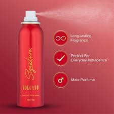 Signature Signature Volcano Deodorant Body Spray for Men – 120 ml daily essentials & lifestyle — thumbnail 2 of 5