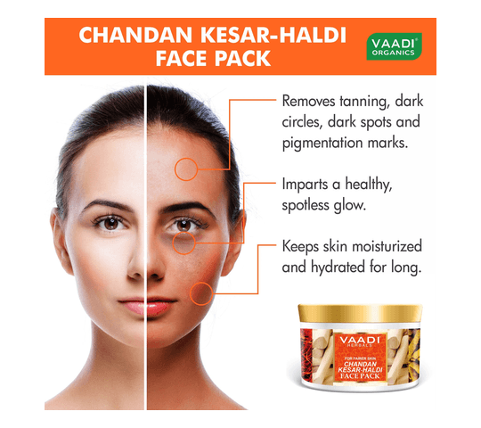 Vaadi Organics Vaadi Organics - Chandan Kesar Haldi Face Pack (600 gms) - VH0459 daily essentials & lifestyle — thumbnail 2 of 2