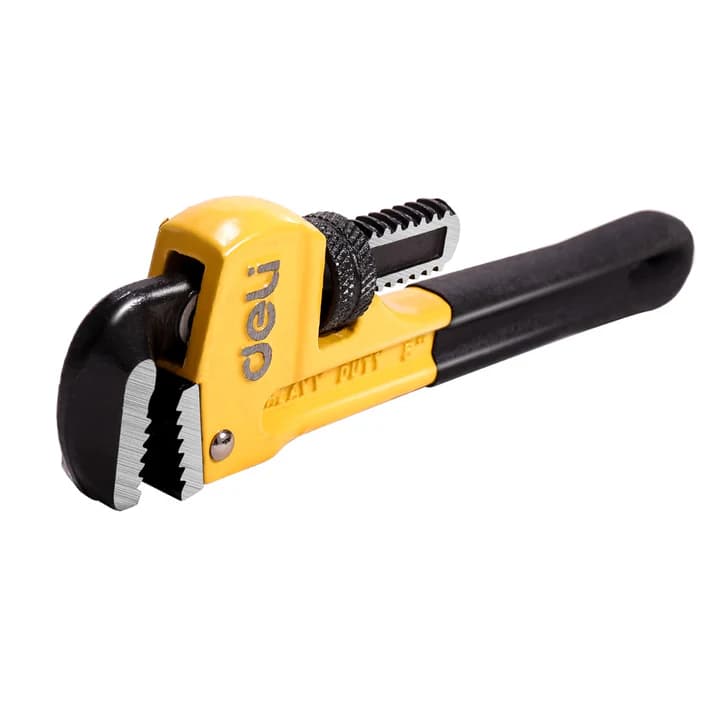 Deli Tools Deli Pipe Pliers EDL2510 | Heavy-Duty Adjustable Plumbing Pipe Wrench hardware & machinery — thumbnail 3 of 5