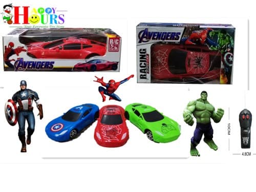 HappyHours RC Avenger Car Remote Control Superhero Car