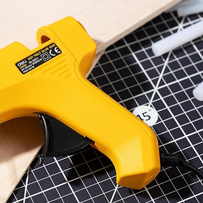 Deli Deli EA50061 Hot Melt Glue Gun – 20W (Yellow stationary, toys & sports — thumbnail 3 of 6