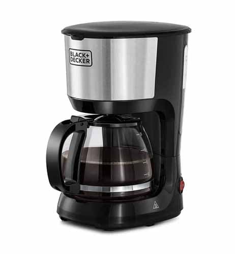Black+Decker - 10 Cups Coffee Maker With Glass Carafe For Drip Coffee - DCM750S-B5