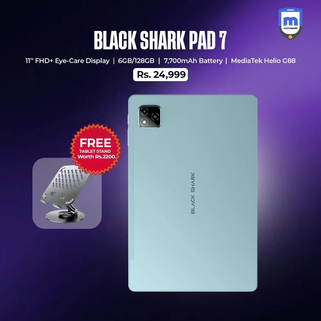 Black Shark Pad 7 Tablet – 11″ FHD+ 90Hz Display, 7700mAh Battery, 128GB electronics — thumbnail 2 of 3