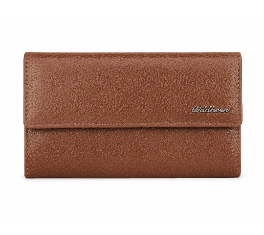 WildHorn WildHorn Nepal Walnut RFID Protected Genuine Leather Women's Clutch (WHLW 1002) daily essentials & lifestyle — thumbnail 2 of 2
