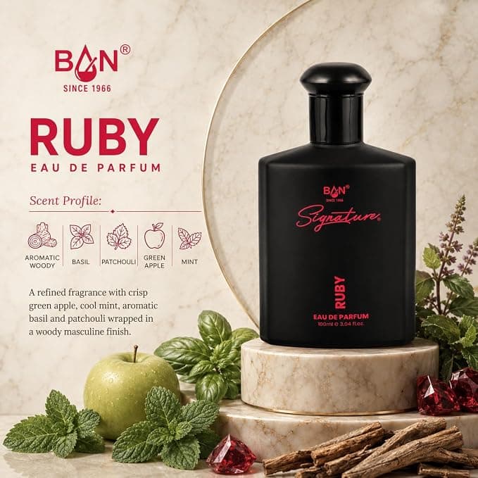 Signature SIGNATURE RUBY Eau De Parfum 100ml | Long Lasting Aromatic Woody Perfume for Men daily essentials & lifestyle — thumbnail 4 of 7